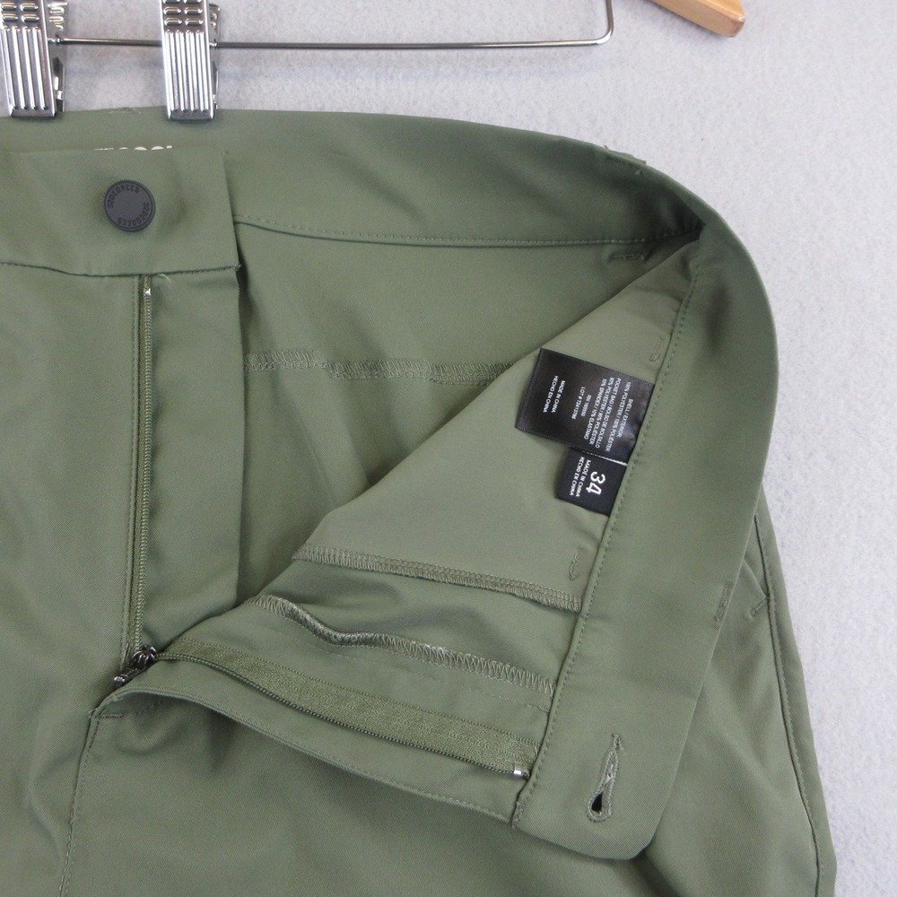 32 Degrees Cool Shorts Mens 34 Olive Green Performance Stretch Golf Casual - Picture 4 of 10